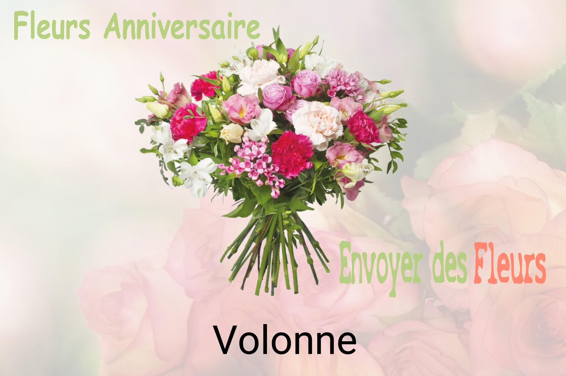 Bouquet de fleurs d’anniversaire livré à Volonne