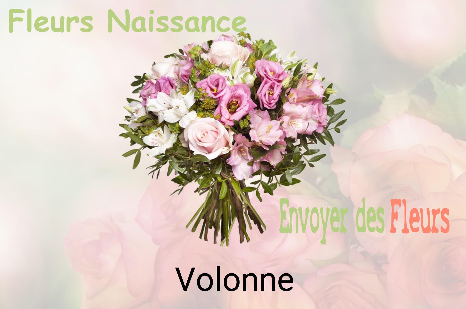 Bouquet de fleurs de naissance livré à Volonne